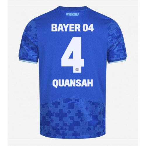 Bayer Leverkusen Jarell Quansah #4 Alternativní Dres 2025-26 Krátkým Rukávem Bayer Leverkusen Jarell Quansah #4 Alternativní Dres 2025-26 Krátkým Rukávem