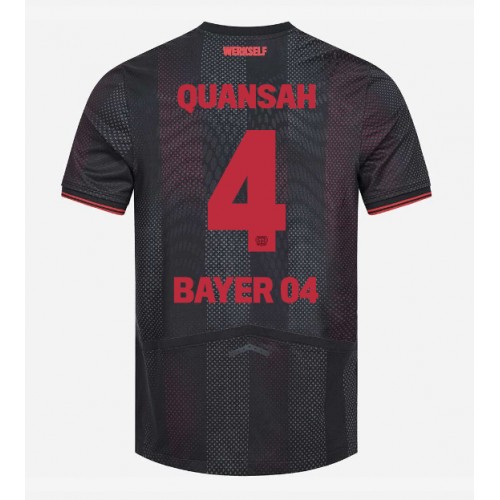 Bayer Leverkusen Jarell Quansah #4 Domácí Dres 2025-26 Krátkým Rukávem Bayer Leverkusen Jarell Quansah #4 Domácí Dres 2025-26 Krátkým Rukávem