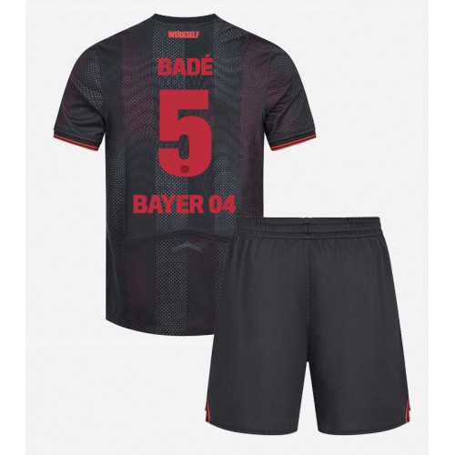 Bayer Leverkusen Loic Bade #5 Domácí dres komplet pro Děti 2025-26 Krátkým Rukávem (+ Krátké kalhoty) Bayer Leverkusen Loic Bade #5 Domácí dres komplet pro Děti 2025-26 Krátkým Rukávem (+ Krátké kalhoty)