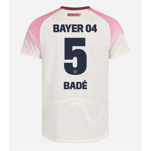 Bayer Leverkusen Loic Bade #5 Venkovní Dres 2025-26 Krátkým Rukávem Bayer Leverkusen Loic Bade #5 Venkovní Dres 2025-26 Krátkým Rukávem