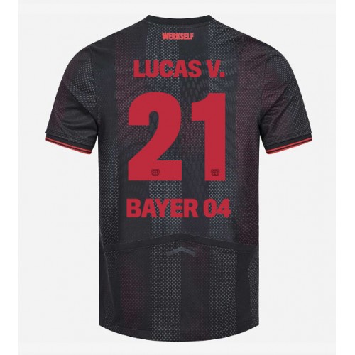 Bayer Leverkusen Lucas Vazquez #21 Domácí Dres 2025-26 Krátkým Rukávem Bayer Leverkusen Lucas Vazquez #21 Domácí Dres 2025-26 Krátkým Rukávem