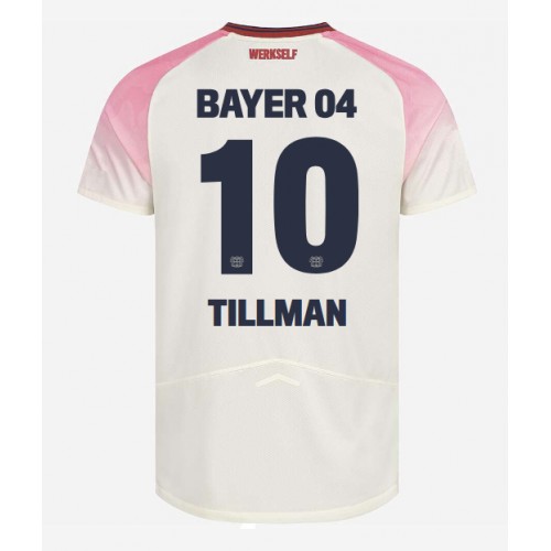 Bayer Leverkusen Malik Tillman #10 Venkovní Dres 2025-26 Krátkým Rukávem Bayer Leverkusen Malik Tillman #10 Venkovní Dres 2025-26 Krátkým Rukávem