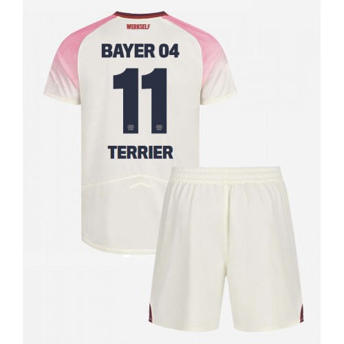 Bayer Leverkusen Martin Terrier #11 Venkovní dres komplet pro Děti 2025-26 Krátkým Rukávem (+ Krátké kalhoty) Bayer Leverkusen Martin Terrier #11 Venkovní dres komplet pro Děti 2025-26 Krátkým Rukávem (+ Krátké kalhoty)