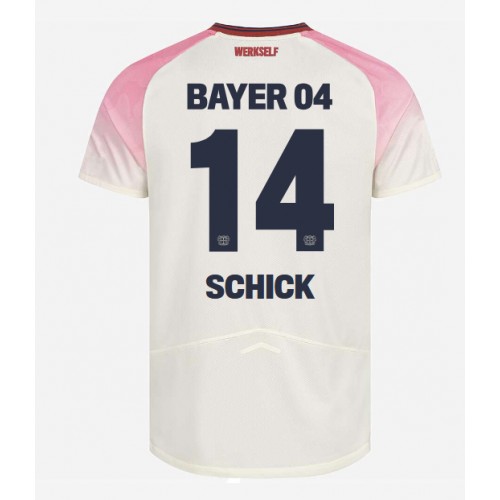 Bayer Leverkusen Patrik Schick #14 Venkovní Dres 2025-26 Krátkým Rukávem Bayer Leverkusen Patrik Schick #14 Venkovní Dres 2025-26 Krátkým Rukávem
