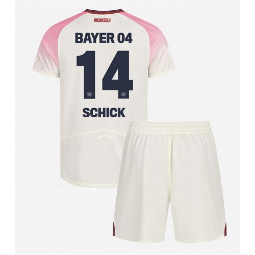 Bayer Leverkusen Patrik Schick #14 Venkovní dres komplet pro Děti 2025-26 Krátkým Rukávem (+ Krátké kalhoty) Bayer Leverkusen Patrik Schick #14 Venkovní dres komplet pro Děti 2025-26 Krátkým Rukávem (+ Krátké kalhoty)