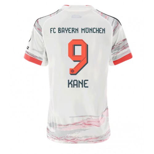 Bayern Munich Harry Kane #9 Venkovní Dres pro Dámy 2025-26 Krátkým Rukávem Bayern Munich Harry Kane #9 Venkovní Dres pro Dámy 2025-26 Krátkým Rukávem
