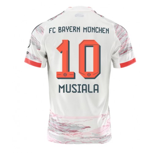 Bayern Munich Jamal Musiala #10 Venkovní Dres 2025-26 Krátkým Rukávem Bayern Munich Jamal Musiala #10 Venkovní Dres 2025-26 Krátkým Rukávem
