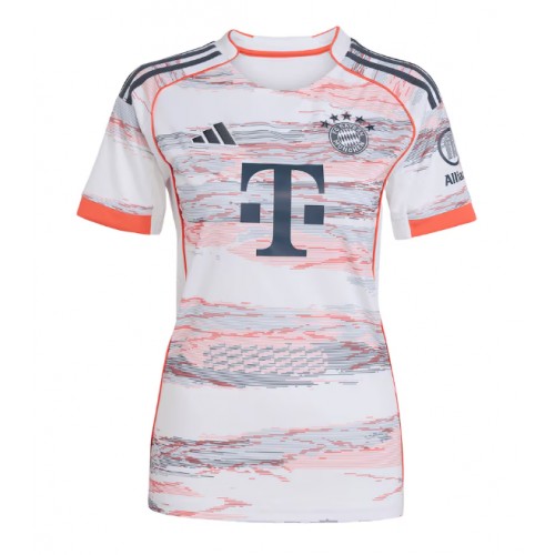 Bayern Munich Jamal Musiala #10 Venkovní Dres pro Dámy 2025-26 Krátkým Rukávem Bayern Munich Jamal Musiala #10 Venkovní Dres pro Dámy 2025-26 Krátkým Rukávem