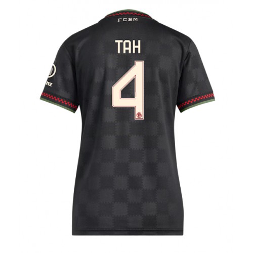 Bayern Munich Jonathan Tah #4 Alternativní Dres pro Dámy 2025-26 Krátkým Rukávem Bayern Munich Jonathan Tah #4 Alternativní Dres pro Dámy 2025-26 Krátkým Rukávem