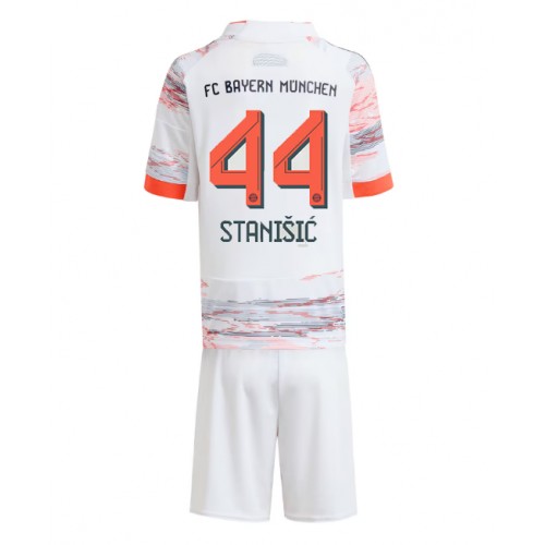 Bayern Munich Josip Stanisic #44 Venkovní dres komplet pro Děti 2025-26 Krátkým Rukávem (+ Krátké kalhoty) Bayern Munich Josip Stanisic #44 Venkovní dres komplet pro Děti 2025-26 Krátkým Rukávem (+ Krátké kalhoty)