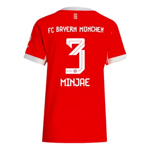 Bayern Munich Kim Min-jae #3 Domácí Dres pro Dámy 2025-26 Krátkým Rukávem Bayern Munich Kim Min-jae #3 Domácí Dres pro Dámy 2025-26 Krátkým Rukávem