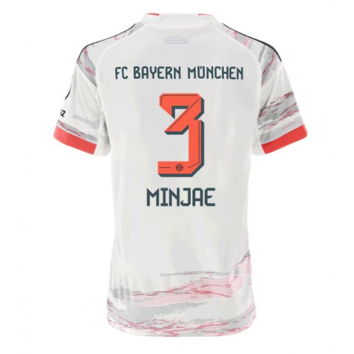 Bayern Munich Kim Min-jae #3 Venkovní Dres pro Dámy 2025-26 Krátkým Rukávem Bayern Munich Kim Min-jae #3 Venkovní Dres pro Dámy 2025-26 Krátkým Rukávem