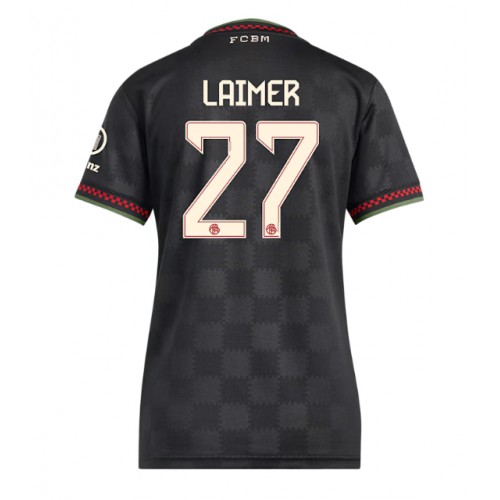 Bayern Munich Konrad Laimer #27 Alternativní Dres pro Dámy 2025-26 Krátkým Rukávem Bayern Munich Konrad Laimer #27 Alternativní Dres pro Dámy 2025-26 Krátkým Rukávem