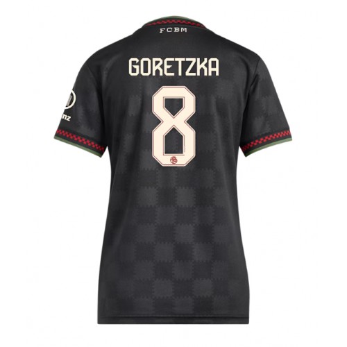 Bayern Munich Leon Goretzka #8 Alternativní Dres pro Dámy 2025-26 Krátkým Rukávem Bayern Munich Leon Goretzka #8 Alternativní Dres pro Dámy 2025-26 Krátkým Rukávem