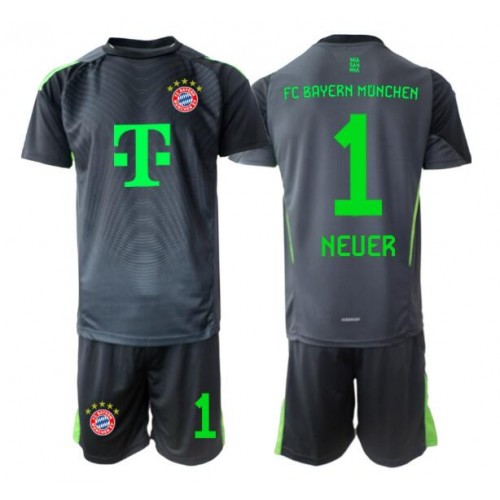 Bayern Munich Manuel Neuer #1 Brankář Venkovní dres komplet pro Děti 2025-26 Krátkým Rukávem (+ Krátké kalhoty) Bayern Munich Manuel Neuer #1 Brankář Venkovní dres komplet pro Děti 2025-26 Krátkým Rukávem (+ Krátké kalhoty)