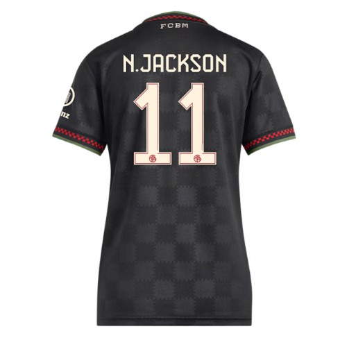 Bayern Munich Nicolas Jackson #11 Alternativní Dres pro Dámy 2025-26 Krátkým Rukávem Bayern Munich Nicolas Jackson #11 Alternativní Dres pro Dámy 2025-26 Krátkým Rukávem