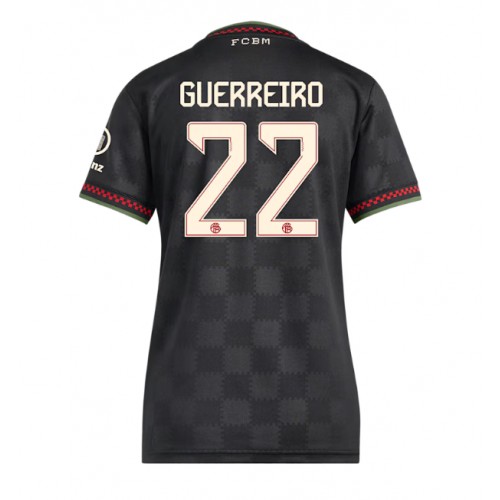 Bayern Munich Raphael Guerreiro #22 Alternativní Dres pro Dámy 2025-26 Krátkým Rukávem Bayern Munich Raphael Guerreiro #22 Alternativní Dres pro Dámy 2025-26 Krátkým Rukávem