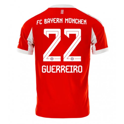 Bayern Munich Raphael Guerreiro #22 Domácí Dres 2025-26 Krátkým Rukávem Bayern Munich Raphael Guerreiro #22 Domácí Dres 2025-26 Krátkým Rukávem