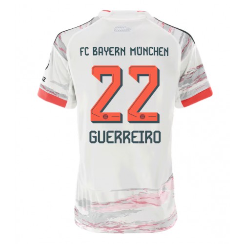 Bayern Munich Raphael Guerreiro #22 Venkovní Dres pro Dámy 2025-26 Krátkým Rukávem Bayern Munich Raphael Guerreiro #22 Venkovní Dres pro Dámy 2025-26 Krátkým Rukávem