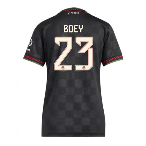 Bayern Munich Sacha Boey #23 Alternativní Dres pro Dámy 2025-26 Krátkým Rukávem Bayern Munich Sacha Boey #23 Alternativní Dres pro Dámy 2025-26 Krátkým Rukávem