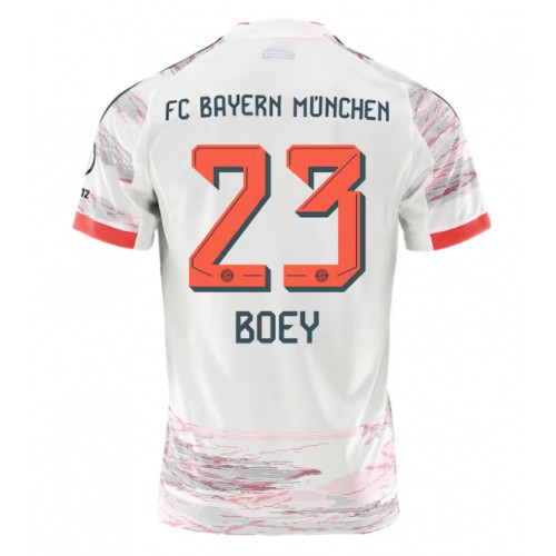 Bayern Munich Sacha Boey #23 Venkovní Dres 2025-26 Krátkým Rukávem Bayern Munich Sacha Boey #23 Venkovní Dres 2025-26 Krátkým Rukávem