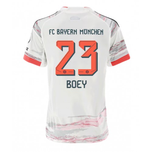 Bayern Munich Sacha Boey #23 Venkovní Dres pro Dámy 2025-26 Krátkým Rukávem Bayern Munich Sacha Boey #23 Venkovní Dres pro Dámy 2025-26 Krátkým Rukávem