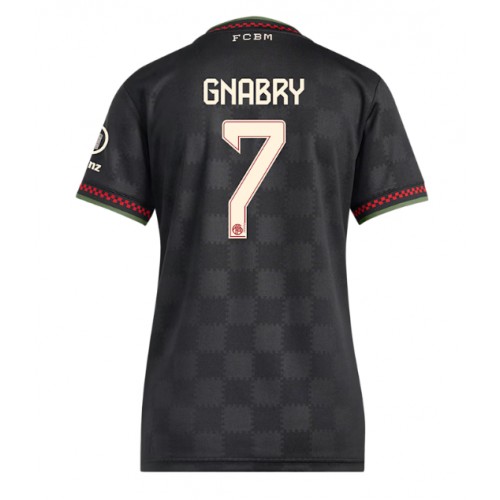 Bayern Munich Serge Gnabry #7 Alternativní Dres pro Dámy 2025-26 Krátkým Rukávem Bayern Munich Serge Gnabry #7 Alternativní Dres pro Dámy 2025-26 Krátkým Rukávem