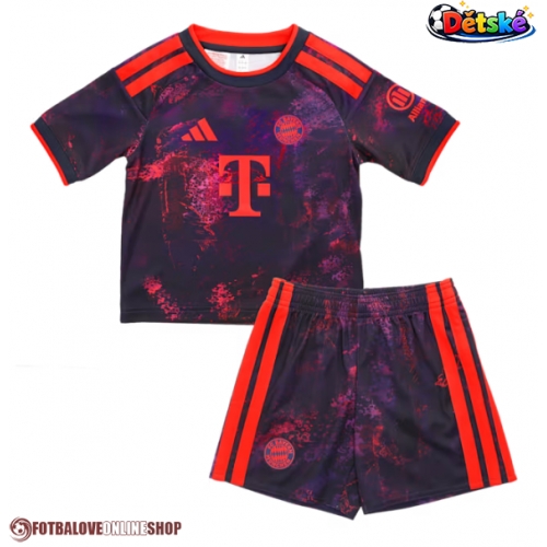 Bayern Munich Tom Bischof #8 Alternativní dres komplet pro Děti 2026-27 Krátkým Rukávem (+ Krátké kalhoty)