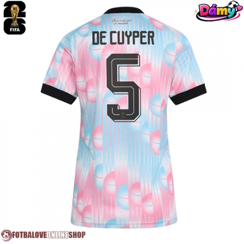 Belgie Maxim De Cuyper #5 Venkovní Dres pro Dámy MS 2026 Krátkým Rukávem