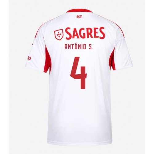 Benfica Antonio Silva #4 Alternativní Dres 2025-26 Krátkým Rukávem Benfica Antonio Silva #4 Alternativní Dres 2025-26 Krátkým Rukávem