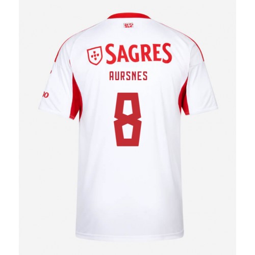 Benfica Fredrik Aursnes #8 Alternativní Dres 2025-26 Krátkým Rukávem Benfica Fredrik Aursnes #8 Alternativní Dres 2025-26 Krátkým Rukávem