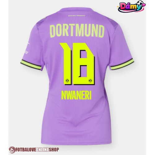 Borussia Dortmund Ethan Nwaneri #18 Alternativní Dres pro Dámy 2026-27 Krátkým Rukávem