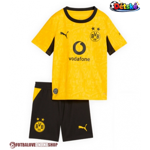 Borussia Dortmund Fabio Silva #21 Domácí dres komplet pro Děti 2026-27 Krátkým Rukávem (+ Krátké kalhoty)