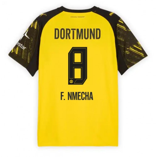 Borussia Dortmund Felix Nmecha #8 Domácí Dres 2025-26 Krátkým Rukávem Borussia Dortmund Felix Nmecha #8 Domácí Dres 2025-26 Krátkým Rukávem