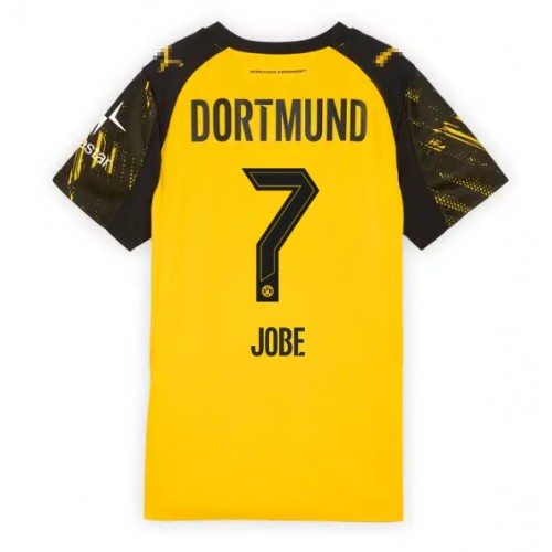 Borussia Dortmund Jobe Bellingham #7 Domácí Dres pro Dámy 2025-26 Krátkým Rukávem Borussia Dortmund Jobe Bellingham #7 Domácí Dres pro Dámy 2025-26 Krátkým Rukávem