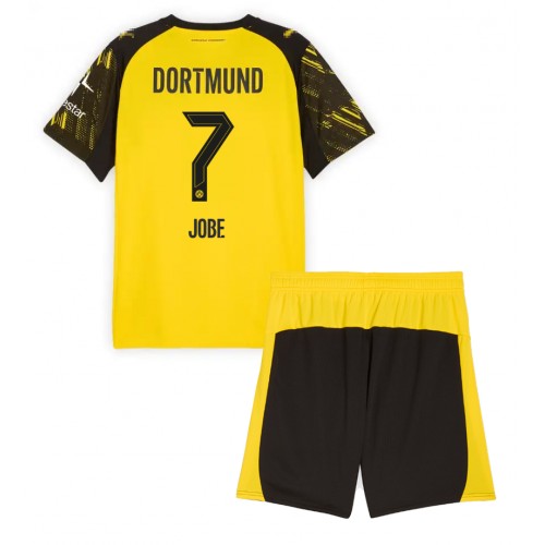 Borussia Dortmund Jobe Bellingham #7 Domácí dres komplet pro Děti 2025-26 Krátkým Rukávem (+ Krátké kalhoty) Borussia Dortmund Jobe Bellingham #7 Domácí dres komplet pro Děti 2025-26 Krátkým Rukávem (+ Krátké kalhoty)