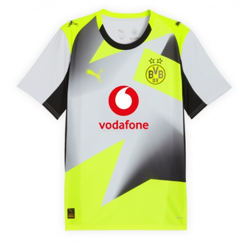 Borussia Dortmund Jobe Bellingham #7 Venkovní Dres 2025-26 Krátkým Rukávem Borussia Dortmund Jobe Bellingham #7 Venkovní Dres 2025-26 Krátkým Rukávem