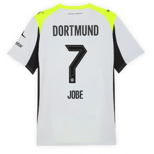 Borussia Dortmund Jobe Bellingham #7 Venkovní Dres 2025-26 Krátkým Rukávem Borussia Dortmund Jobe Bellingham #7 Venkovní Dres 2025-26 Krátkým Rukávem