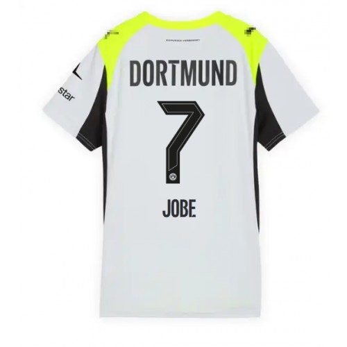 Borussia Dortmund Jobe Bellingham #7 Venkovní Dres pro Dámy 2025-26 Krátkým Rukávem Borussia Dortmund Jobe Bellingham #7 Venkovní Dres pro Dámy 2025-26 Krátkým Rukávem