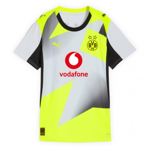 Borussia Dortmund Julian Brandt #10 Venkovní Dres pro Dámy 2025-26 Krátkým Rukávem Borussia Dortmund Julian Brandt #10 Venkovní Dres pro Dámy 2025-26 Krátkým Rukávem