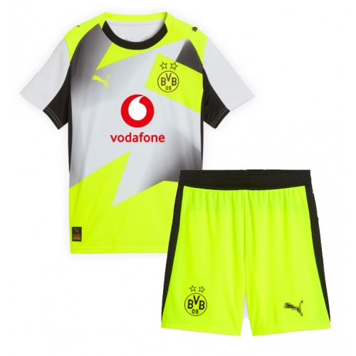 Borussia Dortmund Maximilian Beier #14 Venkovní dres komplet pro Děti 2025-26 Krátkým Rukávem (+ Krátké kalhoty) Borussia Dortmund Maximilian Beier #14 Venkovní dres komplet pro Děti 2025-26 Krátkým Rukávem (+ Krátké kalhoty)