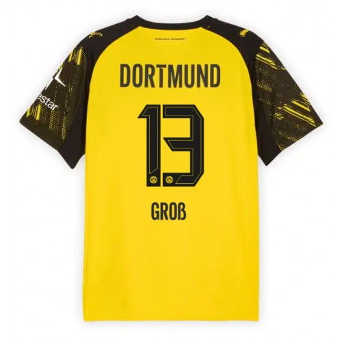 Borussia Dortmund Pascal Gross #13 Domácí Dres 2025-26 Krátkým Rukávem Borussia Dortmund Pascal Gross #13 Domácí Dres 2025-26 Krátkým Rukávem