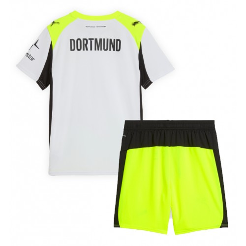 Borussia Dortmund Venkovní dres komplet pro Děti 2025-26 Krátkým Rukávem (+ Krátké kalhoty) Borussia Dortmund Venkovní dres komplet pro Děti 2025-26 Krátkým Rukávem (+ Krátké kalhoty)