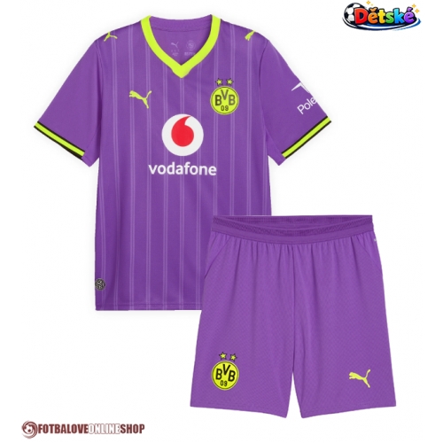 Borussia Dortmund Waldemar Anton #3 Alternativní dres komplet pro Děti 2026-27 Krátkým Rukávem (+ Krátké kalhoty)