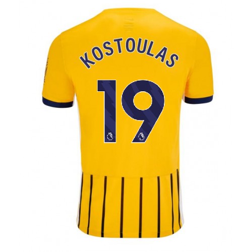 Brighton Charalampos Kostoulas #19 Alternativní Dres 2025-26 Krátkým Rukávem Brighton Charalampos Kostoulas #19 Alternativní Dres 2025-26 Krátkým Rukávem