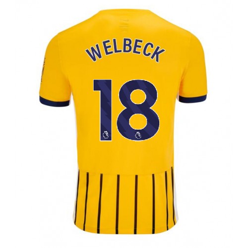 Brighton Danny Welbeck #18 Alternativní Dres 2025-26 Krátkým Rukávem Brighton Danny Welbeck #18 Alternativní Dres 2025-26 Krátkým Rukávem