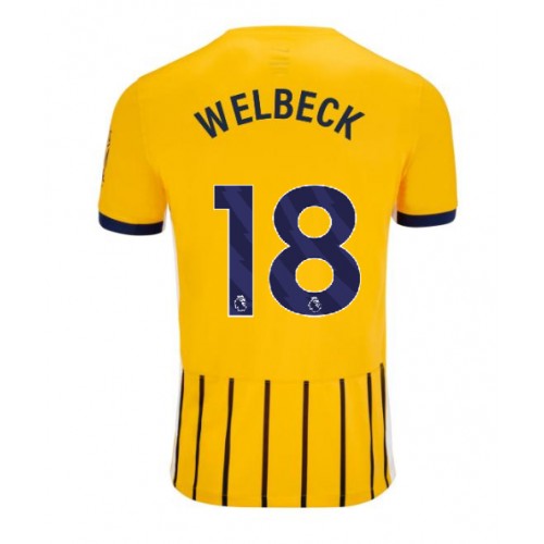 Brighton Danny Welbeck #18 Venkovní Dres 2024-25 Krátkým Rukávem Brighton Danny Welbeck #18 Venkovní Dres 2024-25 Krátkým Rukávem