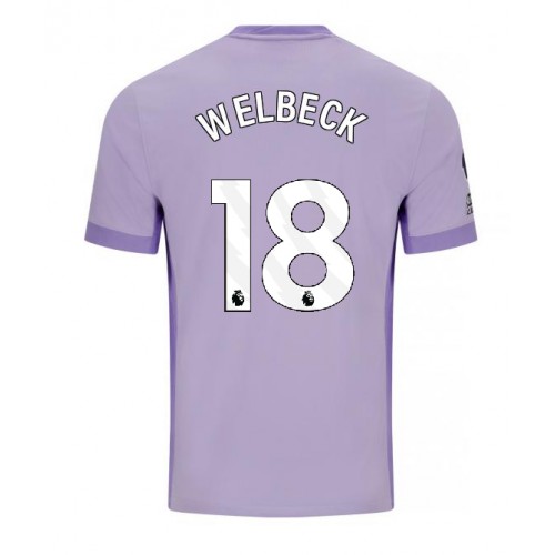 Brighton Danny Welbeck #18 Venkovní Dres 2025-26 Krátkým Rukávem Brighton Danny Welbeck #18 Venkovní Dres 2025-26 Krátkým Rukávem