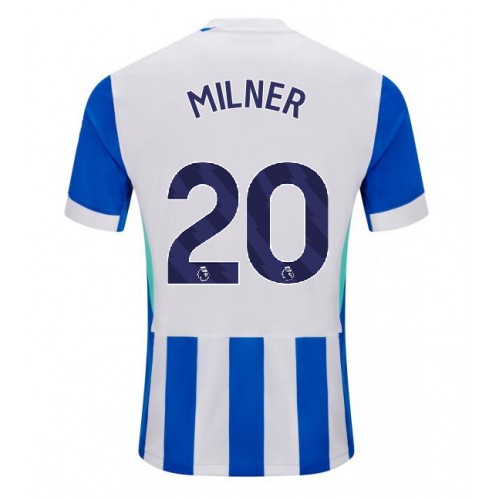 Brighton James Milner #20 Domácí Dres 2025-26 Krátkým Rukávem Brighton James Milner #20 Domácí Dres 2025-26 Krátkým Rukávem
