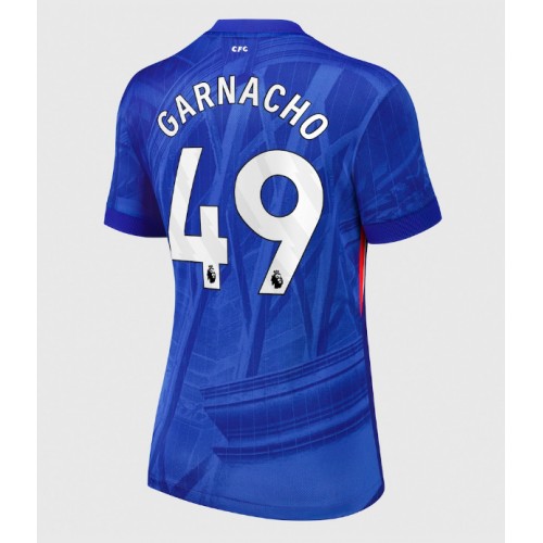 Chelsea Alejandro Garnacho #49 Domácí Dres pro Dámy 2025-26 Krátkým Rukávem Chelsea Alejandro Garnacho #49 Domácí Dres pro Dámy 2025-26 Krátkým Rukávem
